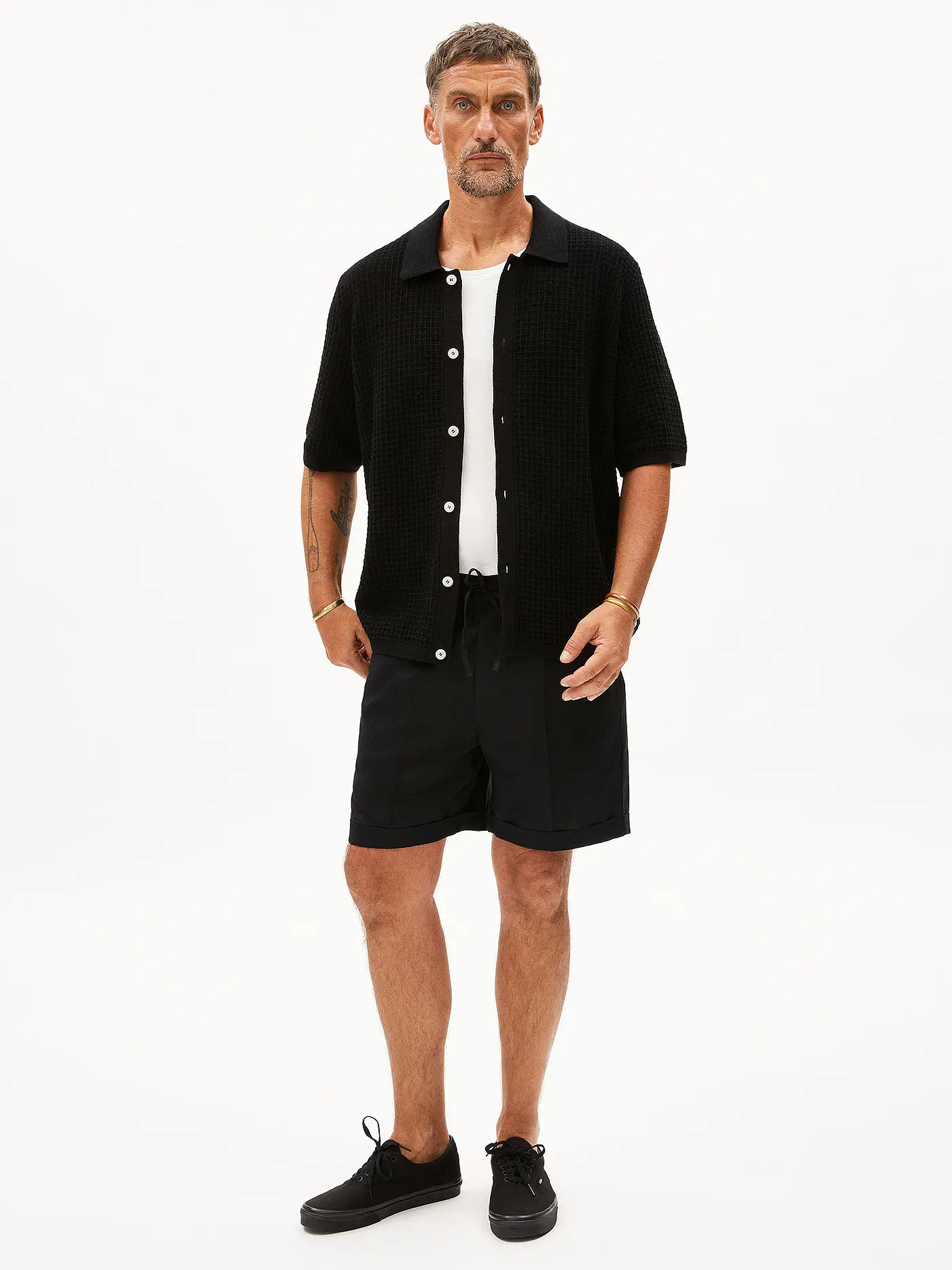 ARMEDANGELS | Hemd Regular Fit EDUAARDO | schwarz